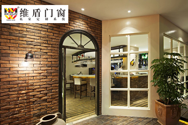 德國(guó)維盾高檔咖啡廳推拉窗