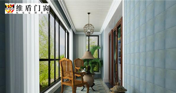 德國(guó)維盾鋁包木門窗隔音窗推拉窗效果圖之一